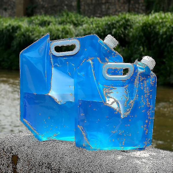 4-pack hopfällbar vattenbehållare för utomhusbruk, 700 ml, vit