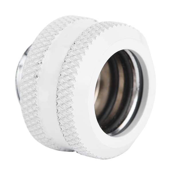 Vattenkylande kompressionskopplingar - 4-pack, vit, för 16 mm styvt akrylrör