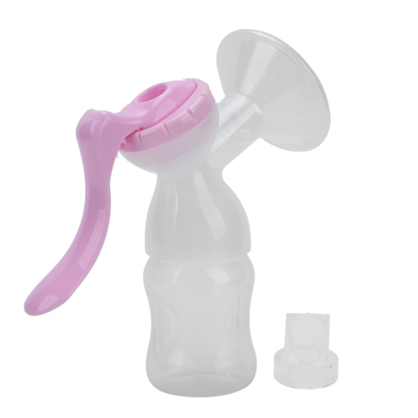 Profesjonell manuell brystpumpe Reise Bærbar Ammepumpe Tilbehør 150ml Rosa