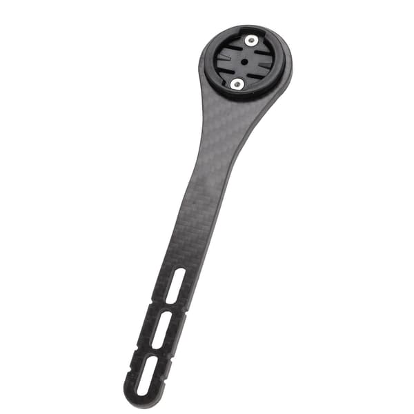 Sykkelcomputerfeste foran, karbonfiber, utvidet styrefeste for Garmin, Wahoo, Bryton
