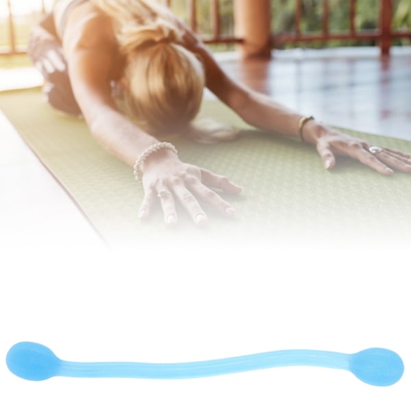 2 stk. silikone blå kropsformer strakt høj elastisk yoga træk reb modstand stræk bånd