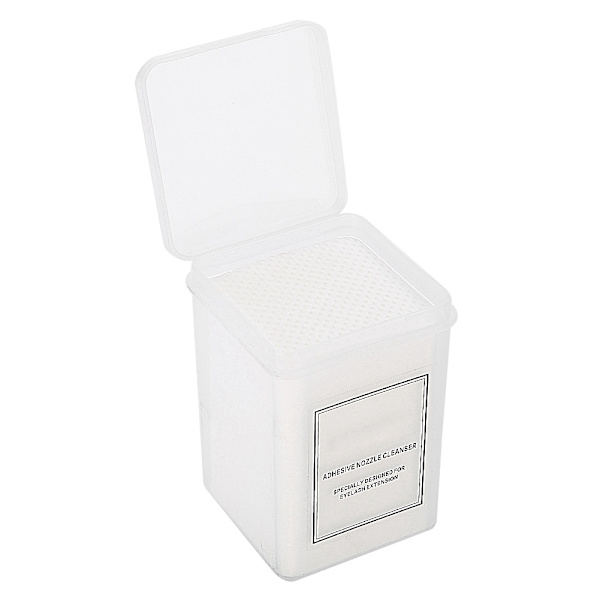 200 st/set Nagelbomullsdyna Papper Manikyr Polish Gel Remover Rengöringsmedel Torka luddfri bomullsdyna