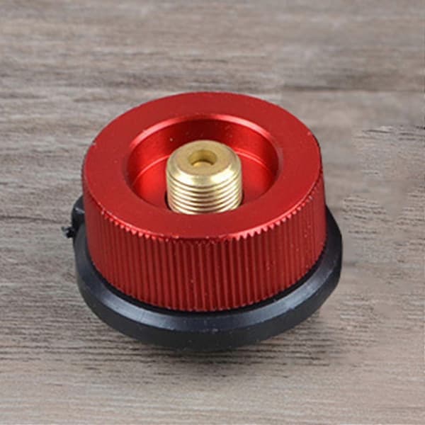 st campingköksadapter propanadapter lindalventil butanbehållare adapter cylinder gaspatron Red