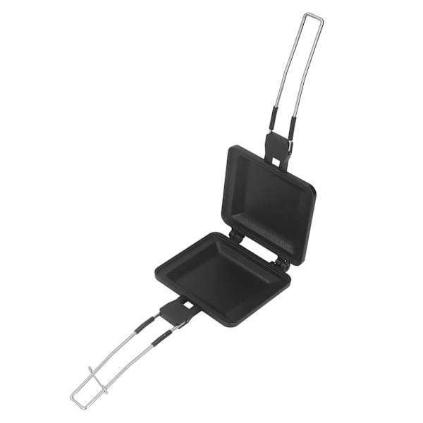 Sandwichmaker Foldbar Bærbar Non-Stick Frokostmaskin Presspanne for Hjemmecamping
