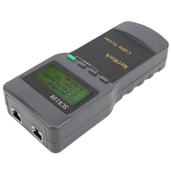 SC-8108 Internetkabel Checker RJ45 Internet Kontinuitets Tester til Telekommunikationsprojekter