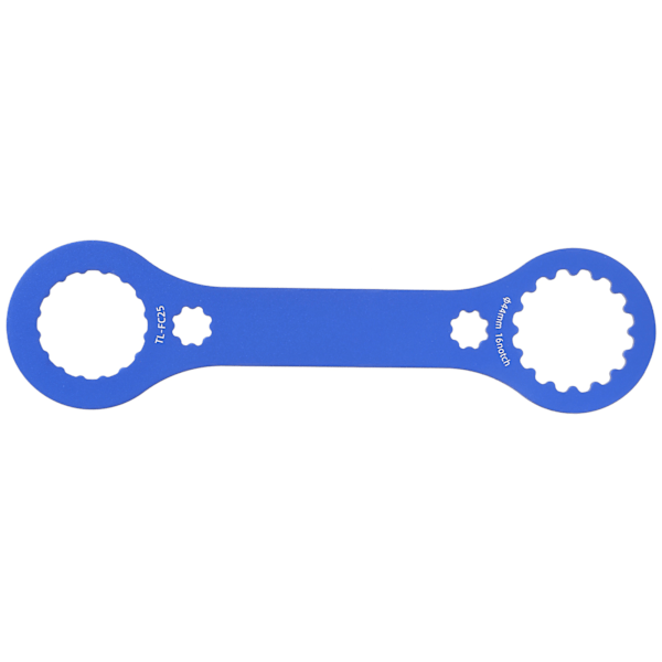 TOOPRE Aluminiumlegering BB-skiftnyckel Multifunktionsintegrerat vevsats Ta bort installationsverktyget (BB-skiftnyckelverktyg A )