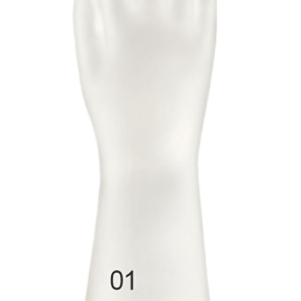 Gjenbrukbare kjøkkenvaskhansker PVC tykkere oppvaskhansker Sklisikre husholdningshansker 5# S(9cm / 3.54in)