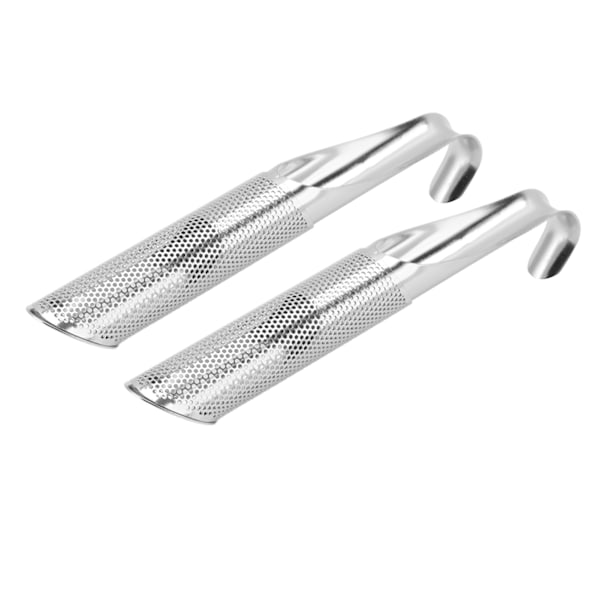 2 st tespridare i rostfritt stål, rostbeständig, hängbar, återanvändbar, bärbar, lös teinfusionsfilterstift för kontor