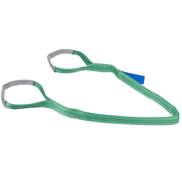 2T Flat Lifting Sling High Strength Polyester Crane Lifting Webbing Straps Rigging Accessories 2 Meters