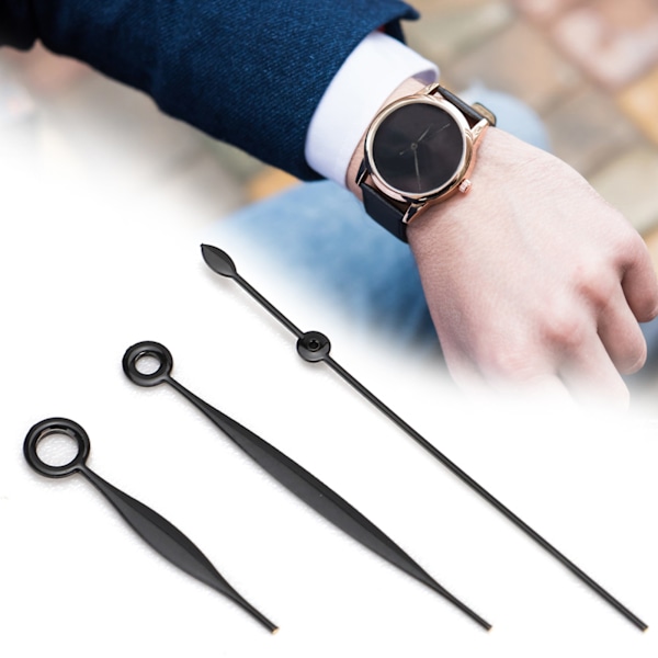 T41 Men Watch Hour Minute Second Hands Watch Needles Passar för ETA2824 Movement Black