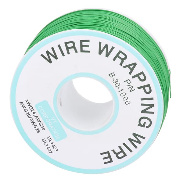Copper Wire Circuit Board Flying Wire Tinned Single Core Electronic Connection Line Green