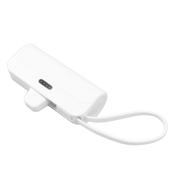 Mini Bärbar laddare Multifunktion Inbyggd kabel för IOS Interface Typ C 2 i 1 Mini USB C Power Bank för nödsituationer