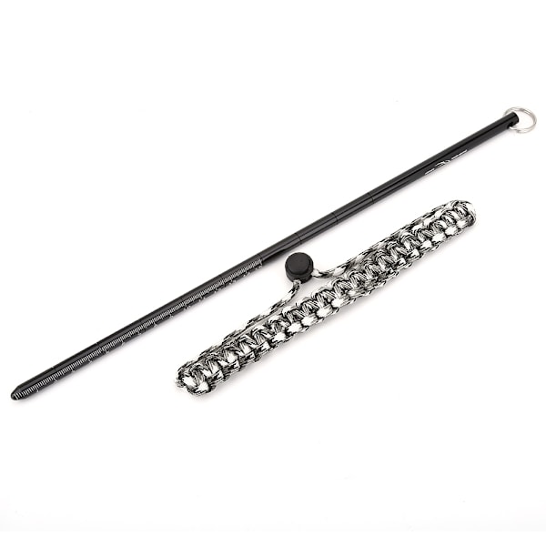 FORTSÄTT DYKNING Scuba Diving Noise Maker Stick Rod Pointer med fallskärmslina (svart)