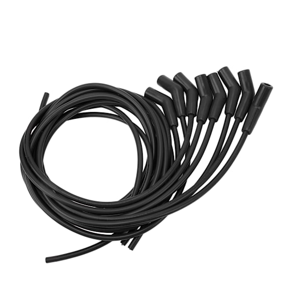 45° 135° Spark Plug Ignition Wire Set with Dustproof Cap High Performance 8.5mm Diameter Replacement for Chevy Black