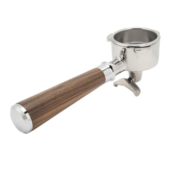 54 mm ruostumattomasta teräksestä valmistettu portafilterin kahva kolmella korvalla, kaksinkertaiset suuttimet, portafilter Breville 870 880 Blackthornille