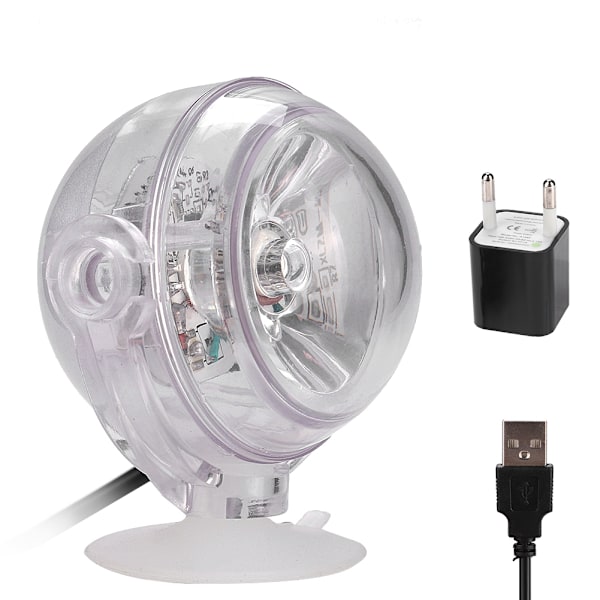 EU-stik AC110-240V LED Under Vandlys Multifarvet Vandafvisende Spotlight Lampe Multifarvet