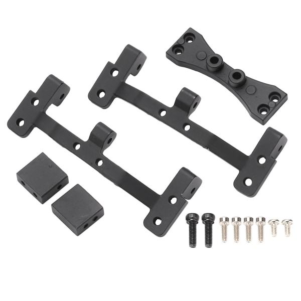 RC Car Modifiering Dragstangssäte med bakaxel Styrväxelfäste för MN 1/12 99S D91 D90Black