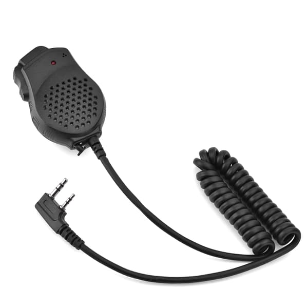 Dubbel PTT-högtalarmikrofon för Baofeng UV-82 Walkie Talkie