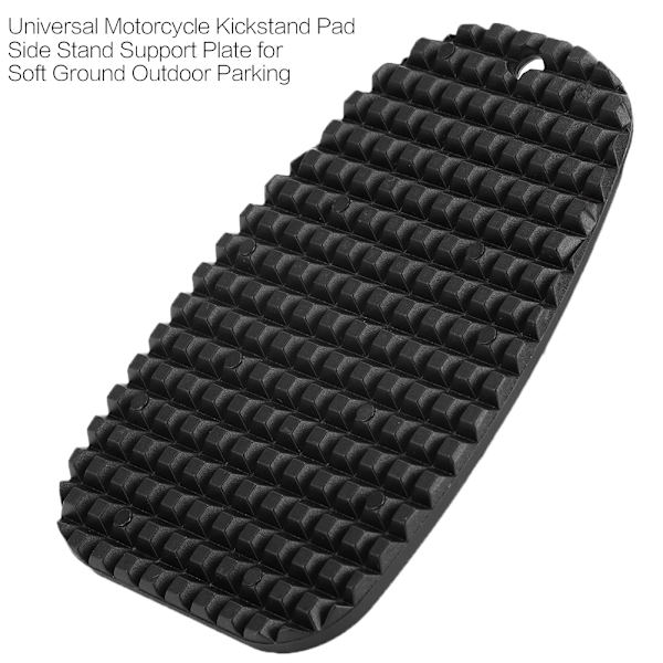 Universal Motorcykel Kickstand Pad Sidostöd Stödplatta för mjuk mark utomhusparkering