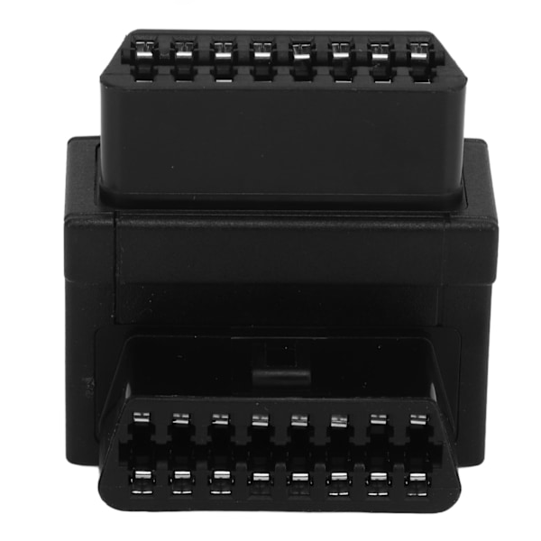 OBD2-adapter 16-stift hane till 2 hona Plug and Play splitterkontakt för diagnostisk förlängare
