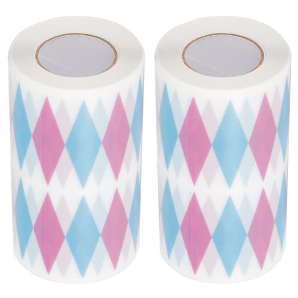 2st Mousse Edge Wrapping Tape Cake Collar Surrounding Wrap Bakverktyg 0,08 x 10 meter Diamond Pattern