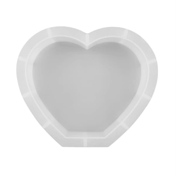 Fotorammeform Rektangulært bilde Silikon Hjerteform Krystallharpiksform[LD] A