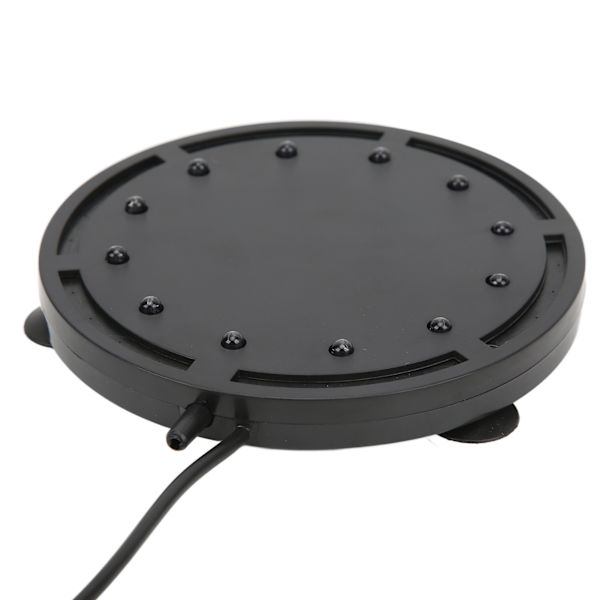 Q12 Akvarium Boblelampe Fiskekum Landskab LED Dyklys Oxygenationsplade 100‑240V US Stik