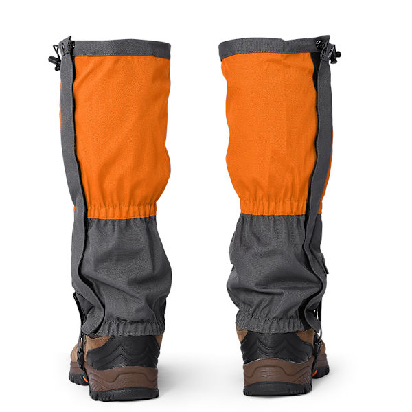 1 Par Udendørs Vandtætte Sport Klatring Vandreture Leggings Gamascher Sko Støvlebeskyttelse Orange