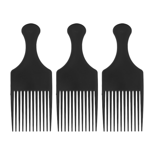 3st Professionellt hårval Bärbar salong Frisörsalong Afro Pick kam hårstylingverktyg