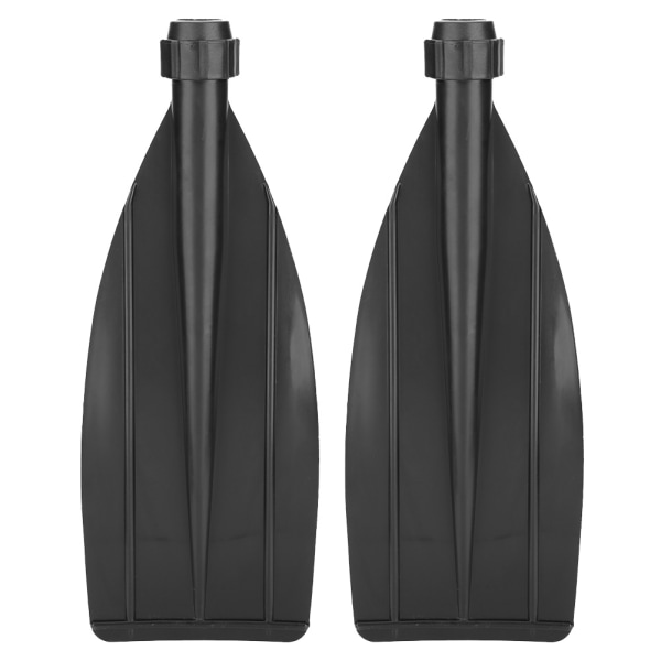 1 Pair Durable Kayak Canoe Paddle Blade Leaf Oar Replacement Accessories Black