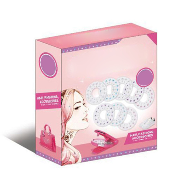 Gjør-det-selv-hårglansende glitterborrleksak jente hår sminkleksak hårklistremerke Barnegave 12 stk glitter