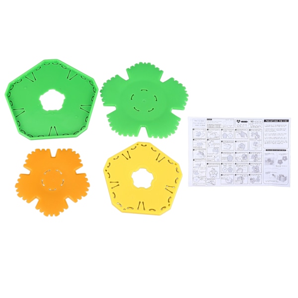 Blomsterfremstillingssæt Tidsbesparende Simpel Betjening Stofblomsterfremstillingsplader til DIY 5-bladede Blomster