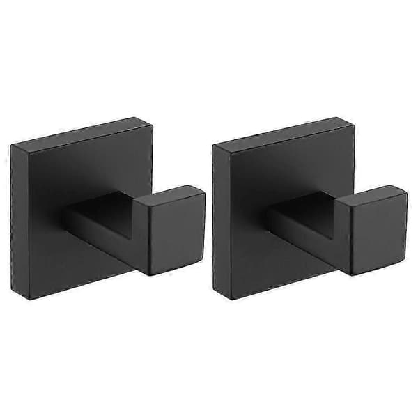 Veggmonterte badehåndklekroker i rustfritt stål Badetilbehør 2 stk Musta 5X5X4.5CM