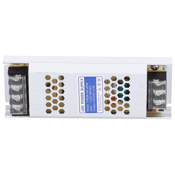 LED Power Supply Switching Driver Adapter Ultra Thin Long Strip Transformer Light Box Advertise (WCB24V60W)