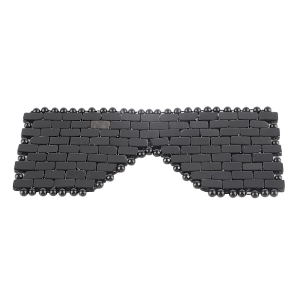 Jade Stone Eye Mask Kylning Sova Ögonmask Kallterapi Ögonbehandling MassagerObsidian
