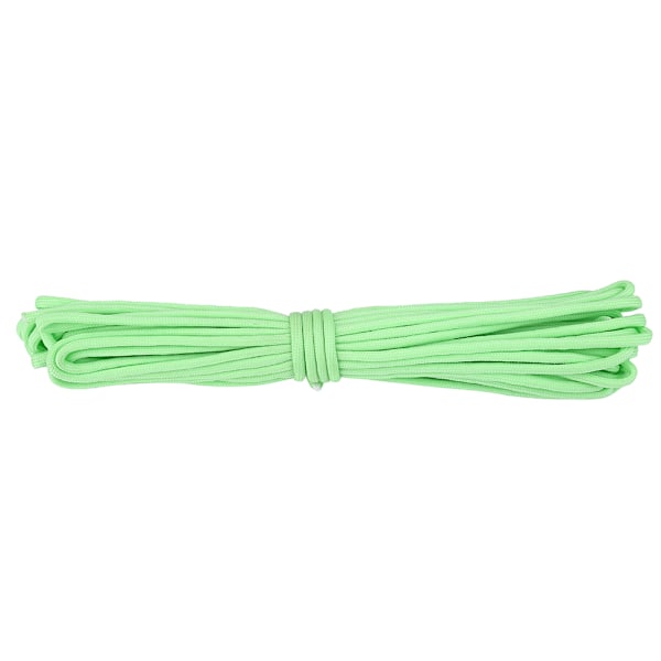 Luminous Paracord Cord Lanyard 9 Cores Outdoor Survival Glow in the Dark Fallskärmsrep Grön