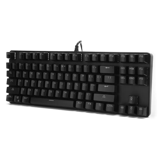 87 Taster Mekanisk Tastatur Underholdning Spil Blandet Lys Computer Tilbehør 919Sort