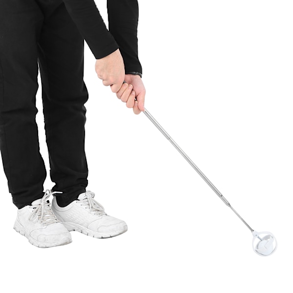 8 sektioner Teleskopisk golfboll pick-up retriever skaft i rostfritt stål för utomhussporttillbehör