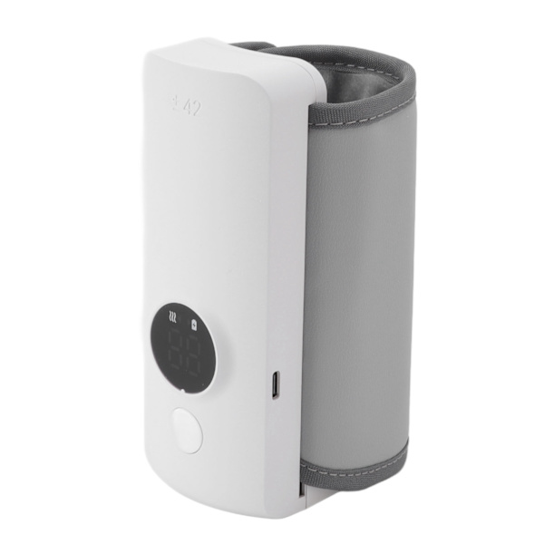 Mjölkflaska Thermal Bag ABS PU 3000mah X 2P 7,4V 2A 18W Isolerad USB-laddning Bärbart barnsköterskeverktyg för bröstmjölk