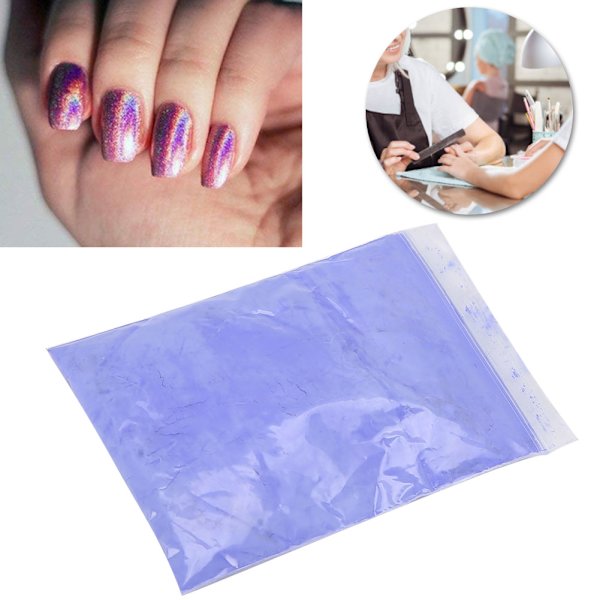 Termokromiskt pulver perfekt för tvål Kosmetika Hartsfärgämne Pigmentfärg Nail ArtRoyal Blue Blir lila