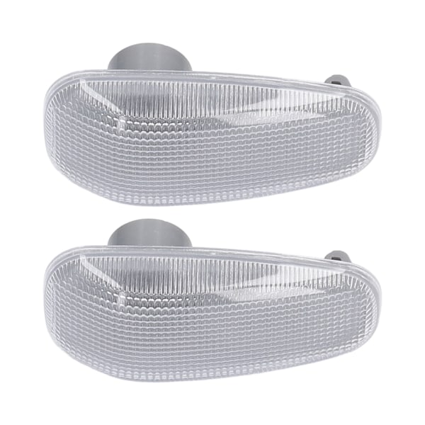 2 stk sideblinklyslinser med pakninger for DODGE SPRINTER 2500 3500 2003-2006 Hvit