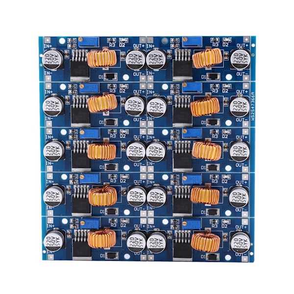 10 stk. 5A XL4015 DC-DC Step Down Justerbart Strømforsyningsmodul Lithium Oplader