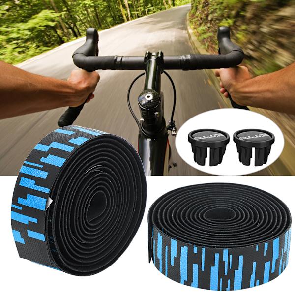 ZTTO EVA/PU Vej Cykelstyr Tape Dæmpende Svedabsorption Åndbar Cykelstyr Wrap Cykeltilbehør Blå Sort