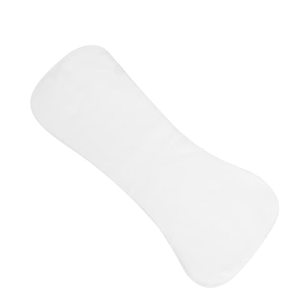 4-Layer Cloth Diaper for Adults Reusable Washable, Absorbent Insert Pad for Incontinence Elderly White