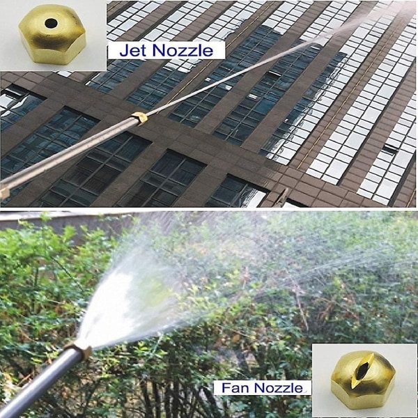 Meijuner bil högtrycksvattenpistol 46 cm jet trädgårdstvättslang Slang Munstycke Sprayer Bevattningsspray Sprinkler rengöringsverktyg yellow