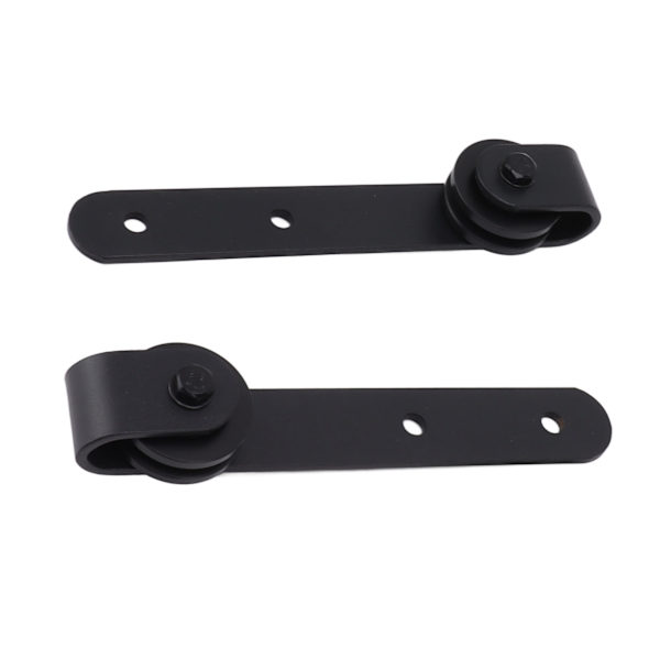 Kolstål skjutbar ladugårdsdörr Hardware Kit Ladugårdsdörr Upphängningsskena hårdvara för skåp