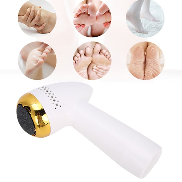 Elektrisk fotfil Dead Skin Callus Remover Pedikyr Hælmaskin Foot Care Gold
