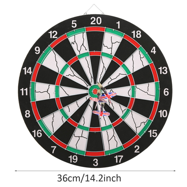 Dubbelsidig flockande darttavla Dart Set Target Game för KTV Leisure Entertainment