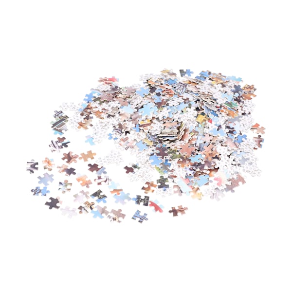 1000 Bitar Pussel Återvunnen Kartong Kreativ Underhållning Pussel Djup Skog Djur Jigsaw Gåva