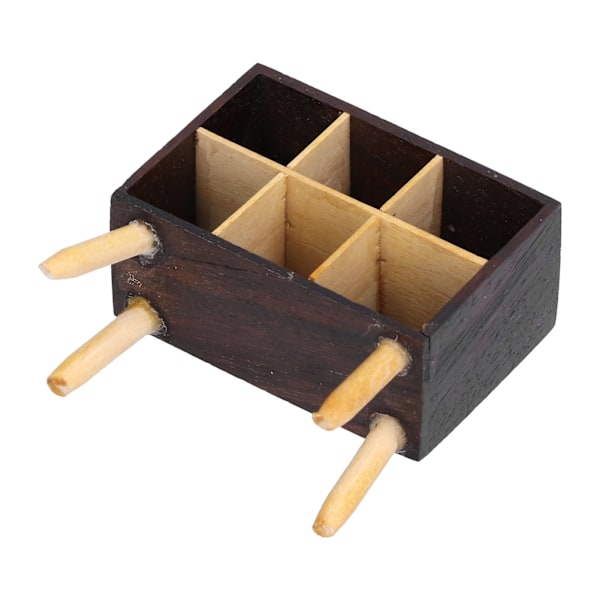 1:12 Dukkehuss Display Opbevaringskabinet Miniature Bogskab Møbeltilbehør